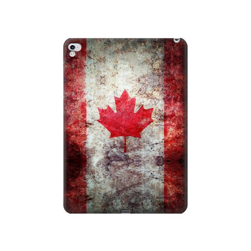 W2490 Canada Maple Leaf Flag Texture Funda Carcasa Case para iPad Pro 12.9 (2015,2017)