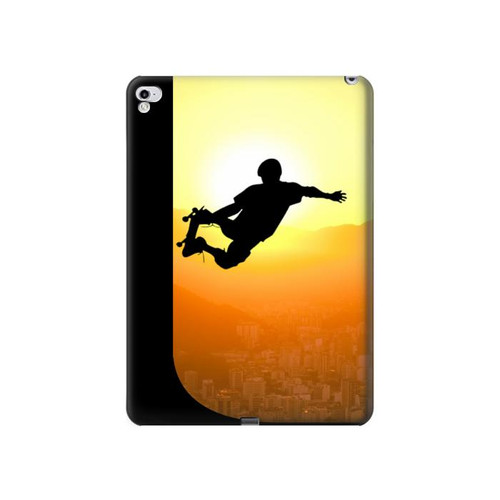 W2676 Extreme Skateboard Sunset Funda Carcasa Case para iPad Pro 12.9 (2015,2017)