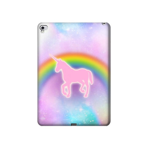 W3070 Rainbow Unicorn Pastel Sky Funda Carcasa Case para iPad Pro 12.9 (2015,2017)