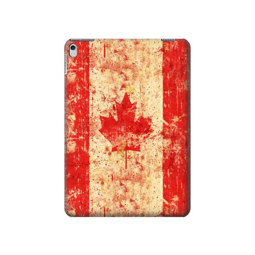 W1603 Canada Flag Old Vintage Funda Carcasa Case para iPad Air 2, iPad 9.7 (2017,2018), iPad 6, iPad 5