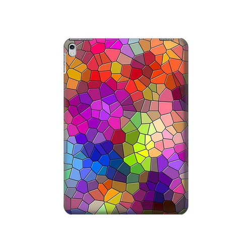 W3677 Colorful Brick Mosaics Tablet Funda Carcasa Case para iPad Air 2, iPad 9.7 (2017,2018), iPad 6, iPad 5