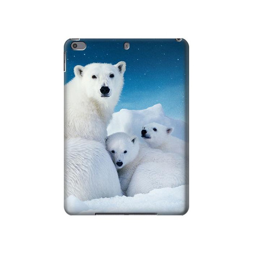 W0285 Polar Bear Family Arctic Tablet Funda Carcasa Case para iPad Pro 10.5, iPad Air (2019, 3rd)