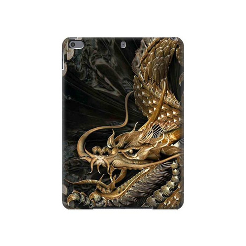 W0426 Gold Dragon Tablet Funda Carcasa Case para iPad Pro 10.5, iPad Air (2019, 3rd)