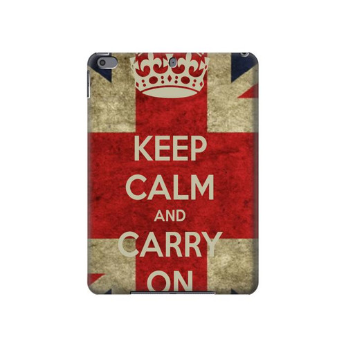 W0674 Keep Calm and Carry On Tablet Funda Carcasa Case para iPad Pro 10.5, iPad Air (2019, 3rd)