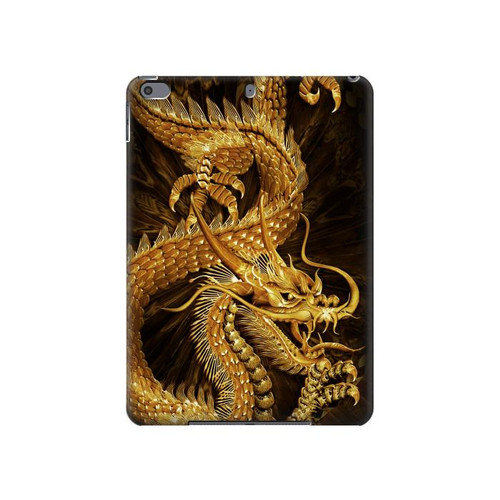 W2804 Chinese Gold Dragon Printed Tablet Funda Carcasa Case para iPad Pro 10.5, iPad Air (2019, 3rd)