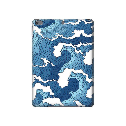 W3751 Wave Pattern Tablet Funda Carcasa Case para iPad Pro 10.5, iPad Air (2019, 3rd)