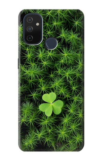 W0358 Clover Lucky Leaf Funda Carcasa Case y Caso Del Tirón Funda para OnePlus Nord N100