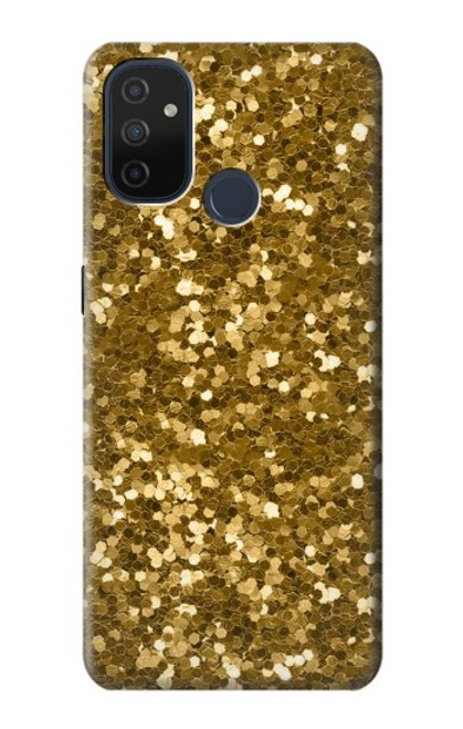 W3388 Gold Glitter Graphic Print Funda Carcasa Case y Caso Del Tirón Funda para OnePlus Nord N100