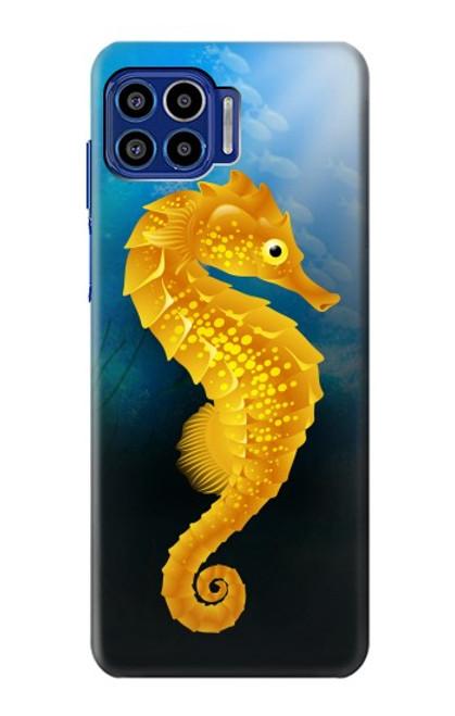 W2444 Seahorse Underwater World Funda Carcasa Case y Caso Del Tirón Funda para Motorola One 5G