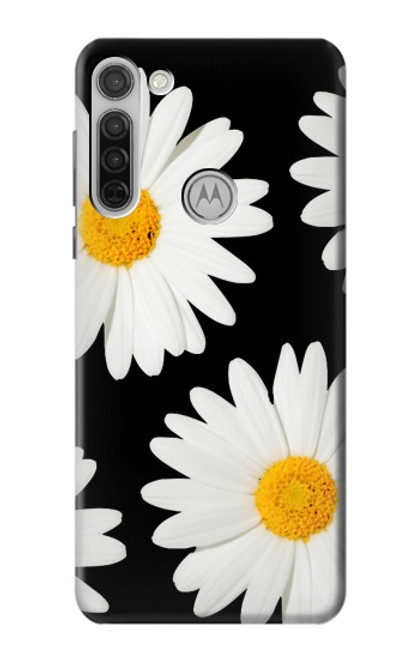 W2477 Daisy flower Funda Carcasa Case y Caso Del Tirón Funda para Motorola Moto G8