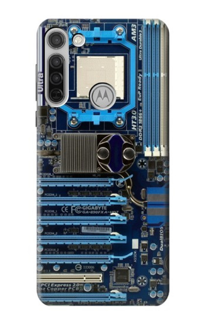 W3163 Computer Motherboard Funda Carcasa Case y Caso Del Tirón Funda para Motorola Moto G8