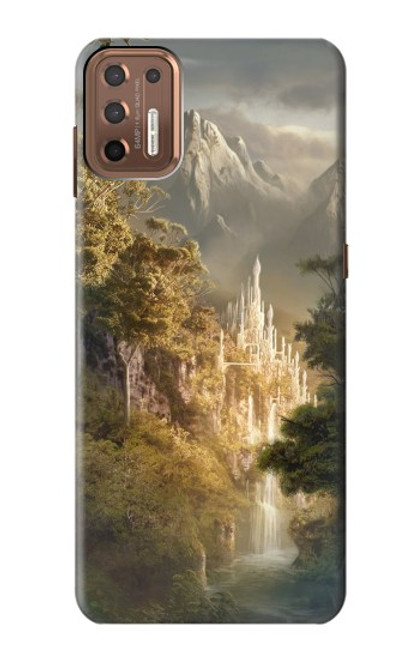 W0408 Fantasy Art Funda Carcasa Case y Caso Del Tirón Funda para Motorola Moto G9 Plus