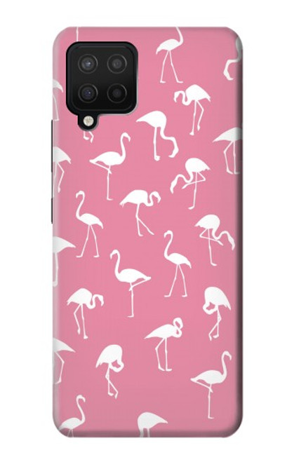 W2858 Pink Flamingo Pattern Funda Carcasa Case y Caso Del Tirón Funda para Samsung Galaxy A42 5G