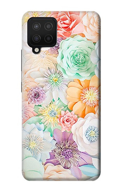 W3705 Pastel Floral Flower Funda Carcasa Case y Caso Del Tirón Funda para Samsung Galaxy A42 5G