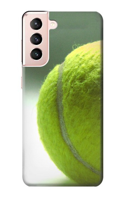 W0924 Tennis Ball Funda Carcasa Case y Caso Del Tirón Funda para Samsung Galaxy S21 5G