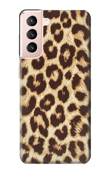 W2204 Leopard Pattern Graphic Printed Funda Carcasa Case y Caso Del Tirón Funda para Samsung Galaxy S21 5G