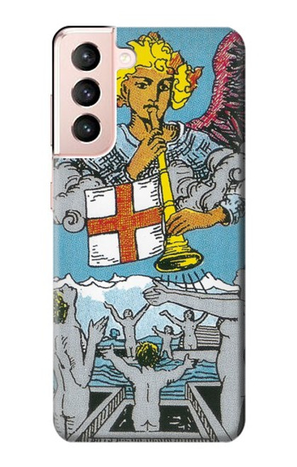 W3743 Tarot Card The Judgement Funda Carcasa Case y Caso Del Tirón Funda para Samsung Galaxy S21 5G