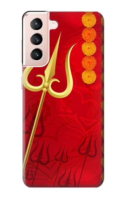 W3788 Shiv Trishul Funda Carcasa Case y Caso Del Tirón Funda para Samsung Galaxy S21 5G