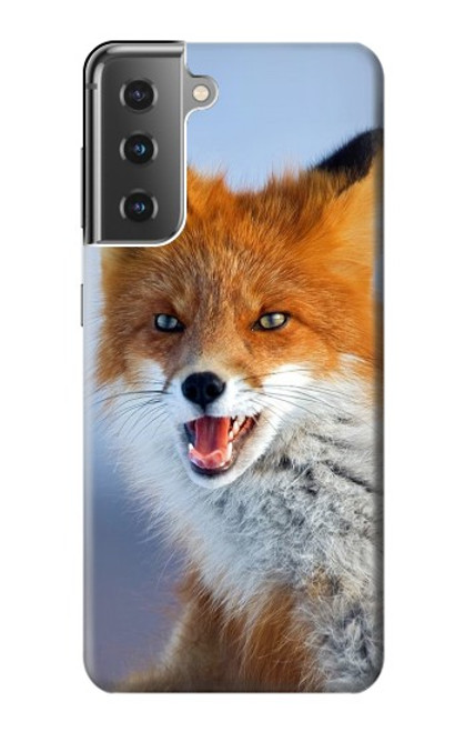 W0417 Fox Funda Carcasa Case y Caso Del Tirón Funda para Samsung Galaxy S21 Plus 5G, Galaxy S21+ 5G