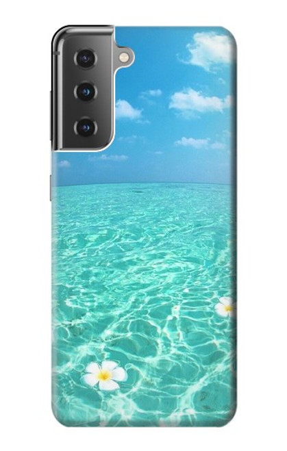 W3720 Summer Ocean Beach Funda Carcasa Case y Caso Del Tirón Funda para Samsung Galaxy S21 Plus 5G, Galaxy S21+ 5G