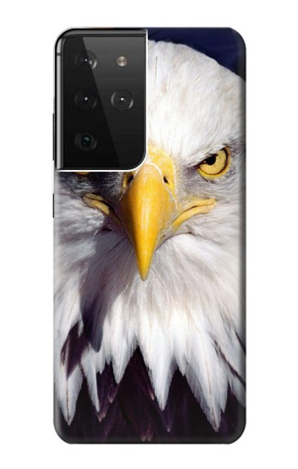 W0854 Eagle American Funda Carcasa Case y Caso Del Tirón Funda para Samsung Galaxy S21 Ultra 5G