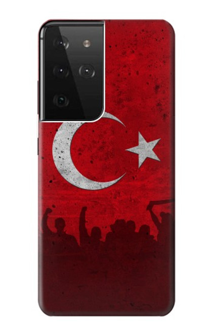 W2991 Turkey Football Soccer Funda Carcasa Case y Caso Del Tirón Funda para Samsung Galaxy S21 Ultra 5G