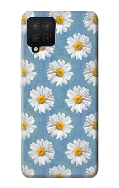 W3454 Floral Daisy Funda Carcasa Case y Caso Del Tirón Funda para Samsung Galaxy A12