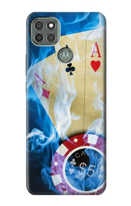 W0348 Casino Funda Carcasa Case y Caso Del Tirón Funda para Motorola Moto G9 Power