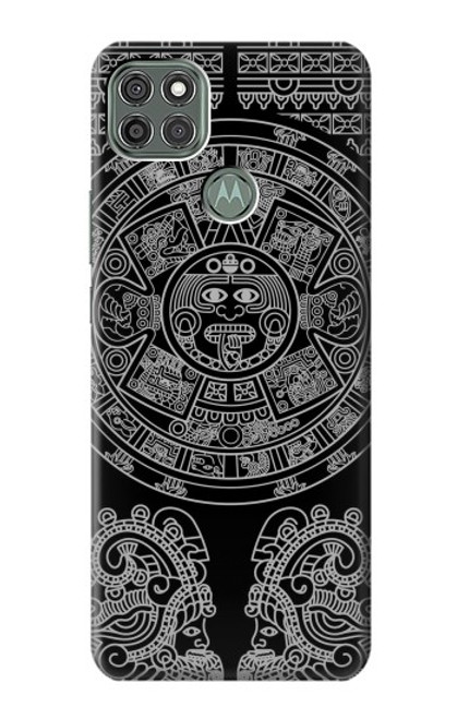 W1838 Mayan Pattern Funda Carcasa Case y Caso Del Tirón Funda para Motorola Moto G9 Power