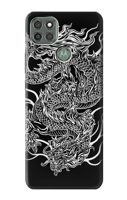 W1943 Dragon Tattoo Funda Carcasa Case y Caso Del Tirón Funda para Motorola Moto G9 Power