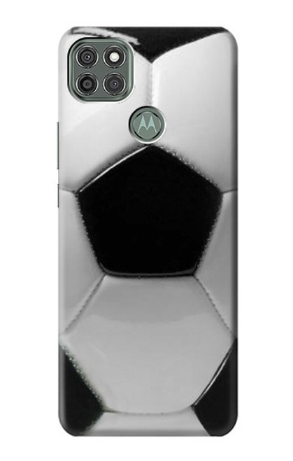 W2964 Football Soccer Ball Funda Carcasa Case y Caso Del Tirón Funda para Motorola Moto G9 Power