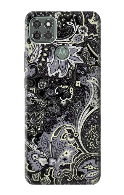 W3251 Batik Flower Pattern Funda Carcasa Case y Caso Del Tirón Funda para Motorola Moto G9 Power