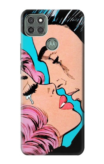 W3469 Pop Art Funda Carcasa Case y Caso Del Tirón Funda para Motorola Moto G9 Power