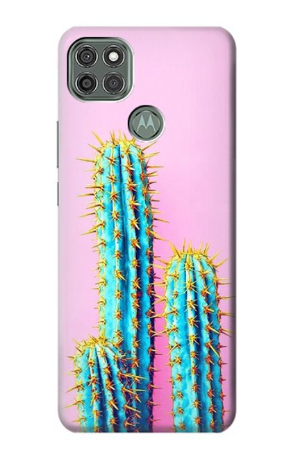 W3673 Cactus Funda Carcasa Case y Caso Del Tirón Funda para Motorola Moto G9 Power