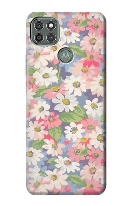 W3688 Floral Flower Art Pattern Funda Carcasa Case y Caso Del Tirón Funda para Motorola Moto G9 Power