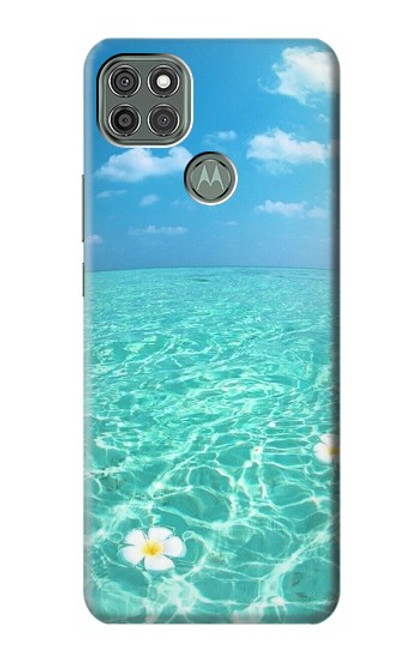 W3720 Summer Ocean Beach Funda Carcasa Case y Caso Del Tirón Funda para Motorola Moto G9 Power