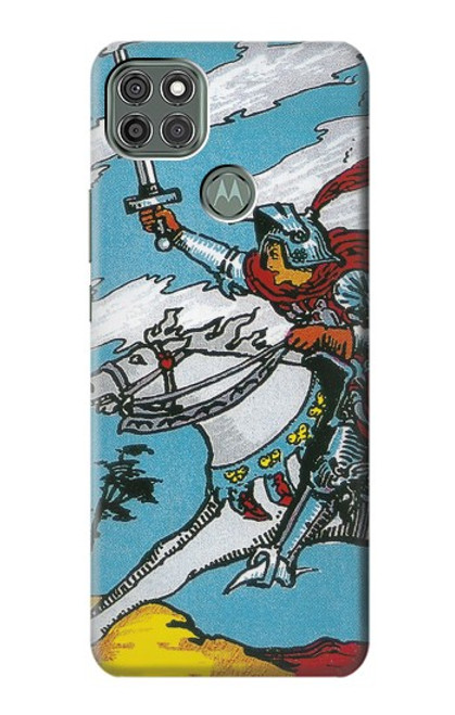 W3731 Tarot Card Knight of Swords Funda Carcasa Case y Caso Del Tirón Funda para Motorola Moto G9 Power