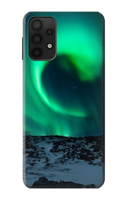 W3667 Aurora Northern Light Funda Carcasa Case y Caso Del Tirón Funda para Samsung Galaxy A32 5G