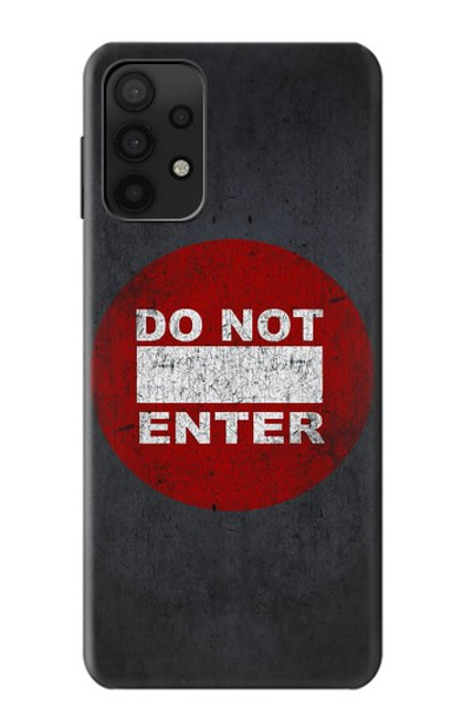 W3683 Do Not Enter Funda Carcasa Case y Caso Del Tirón Funda para Samsung Galaxy A32 5G