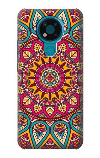 W3694 Hippie Art Pattern Funda Carcasa Case y Caso Del Tirón Funda para Nokia 3.4