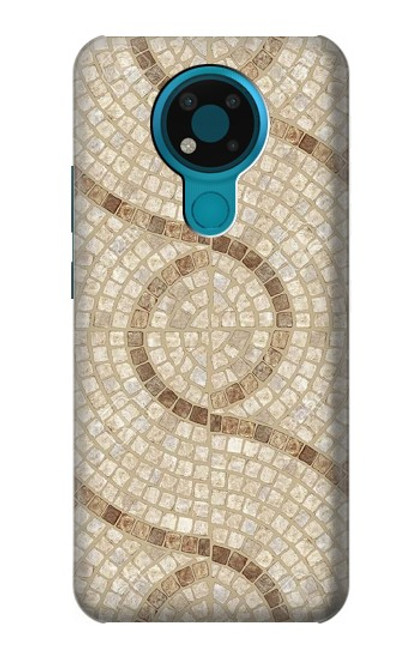 W3703 Mosaic Tiles Funda Carcasa Case y Caso Del Tirón Funda para Nokia 3.4