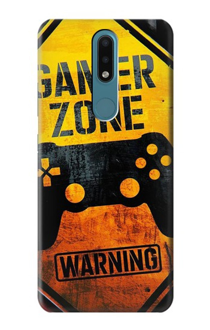 W3690 Gamer Zone Funda Carcasa Case y Caso Del Tirón Funda para Nokia 2.4