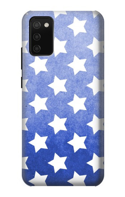 W2481 Star Pattern Funda Carcasa Case y Caso Del Tirón Funda para Samsung Galaxy A02s, Galaxy M02s