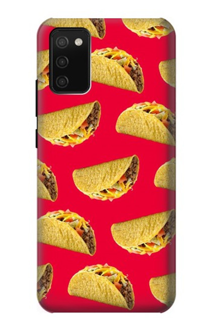 W3755 Mexican Taco Tacos Funda Carcasa Case y Caso Del Tirón Funda para Samsung Galaxy A02s, Galaxy M02s