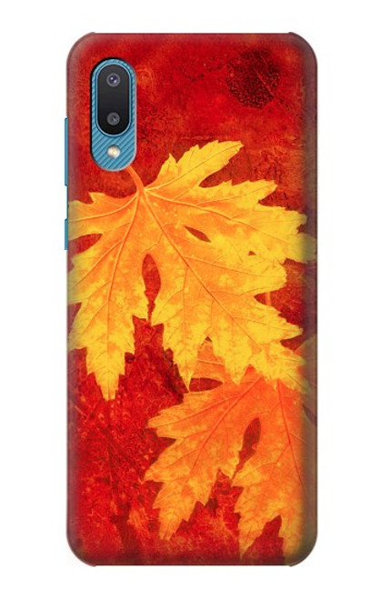 W0479 Maple Leaf Funda Carcasa Case y Caso Del Tirón Funda para Samsung Galaxy A04, Galaxy A02, M02