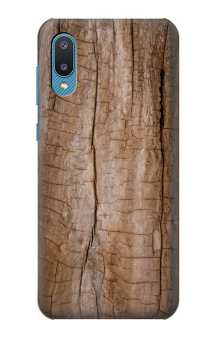 W0599 Wood Graphic Printed Funda Carcasa Case y Caso Del Tirón Funda para Samsung Galaxy A04, Galaxy A02, M02