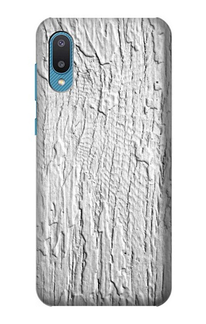 W1142 Wood Skin Graphic Funda Carcasa Case y Caso Del Tirón Funda para Samsung Galaxy A04, Galaxy A02, M02