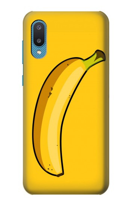 W2294 Banana Funda Carcasa Case y Caso Del Tirón Funda para Samsung Galaxy A04, Galaxy A02, M02