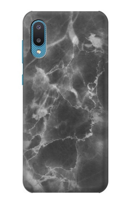 W2526 Black Marble Graphic Printed Funda Carcasa Case y Caso Del Tirón Funda para Samsung Galaxy A04, Galaxy A02, M02