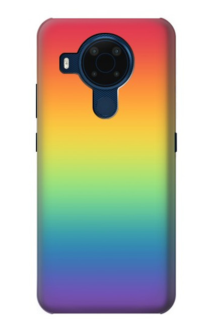 W3698 LGBT Gradient Pride Flag Funda Carcasa Case y Caso Del Tirón Funda para Nokia 5.4